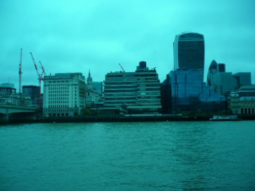Pohled na Londýn a Temži; foto: Kristýna Popirecinii